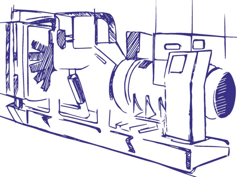 Дизельный генератор АД800-Т400-1Р (Baudouin)